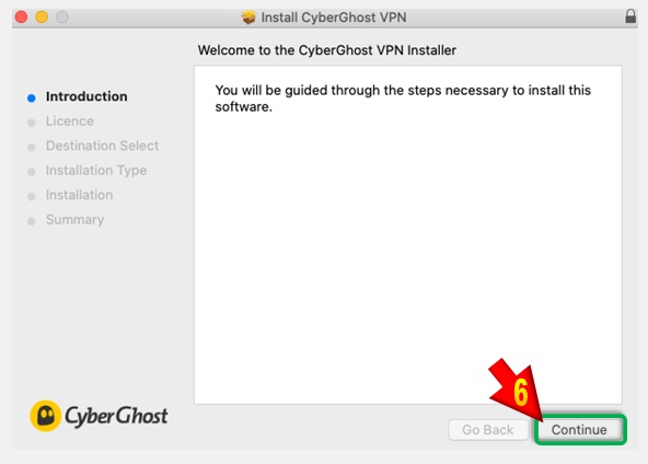 CyberGhost Installation Wizard