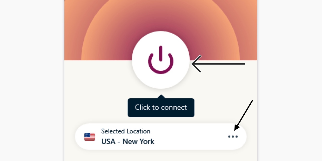 ExpressVPN InApp Smart Location Selection